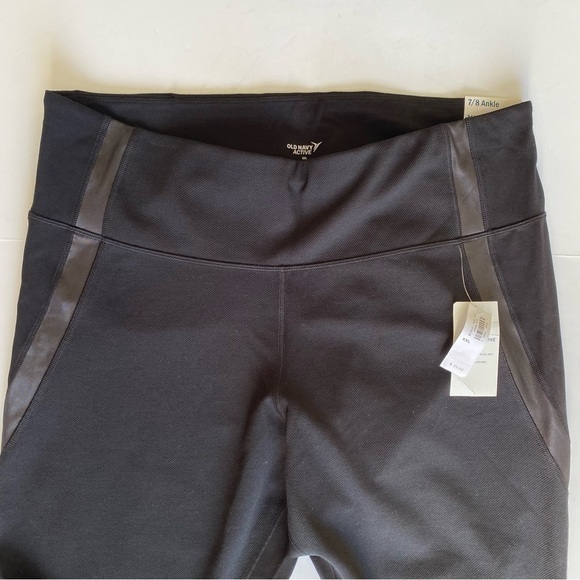 🆕 Old Navy High-Rise 7/8-Length Ponte-Knit Ankle-Zip Street Leggings XXL - Picture 5 of 16